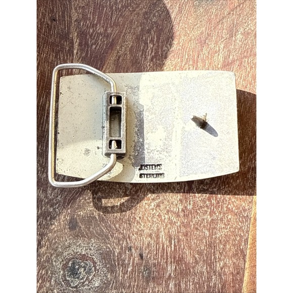 Vintage Hasselblad Camera Belt Buckle Jostens 925 Sterling Silver 103g